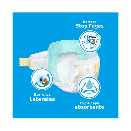 DODOT Bebé-seco Pañales talla 6+ (14 - 19 kg) 48 uds.