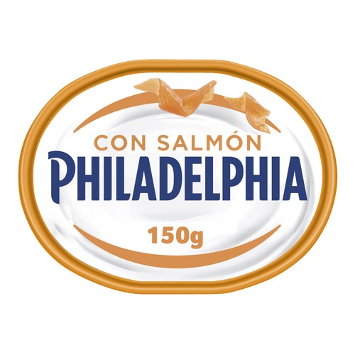 Queso de untar con salmón PHILADELPHIA sabores 150 g.