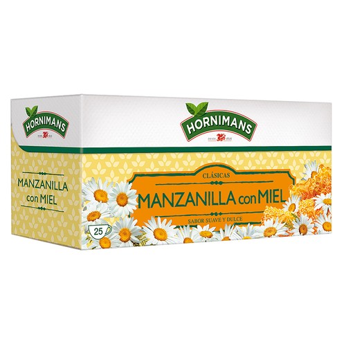 Manzanilla con miel HORNIMANS 25 uds. 35 gr,