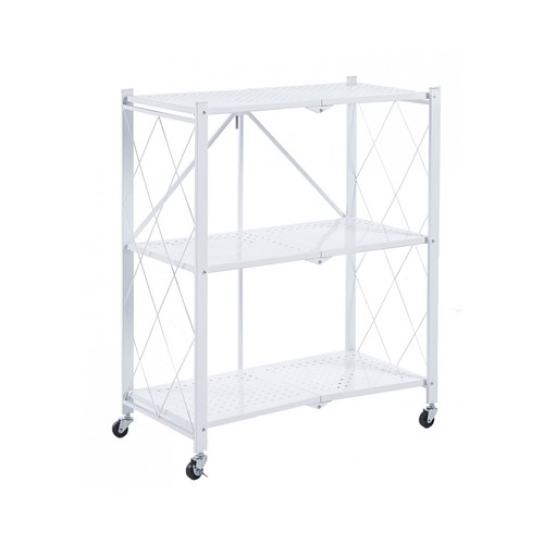 Estantería metálica plegable con ruedas, 71,5x36x84cm, CATTER HOUSE Kim 84.