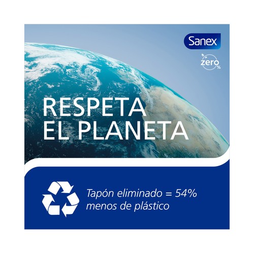 SANEX Men zero % Desodorante en spray para hombre con protección anti transpirante hasta 24 horas 200 ml.