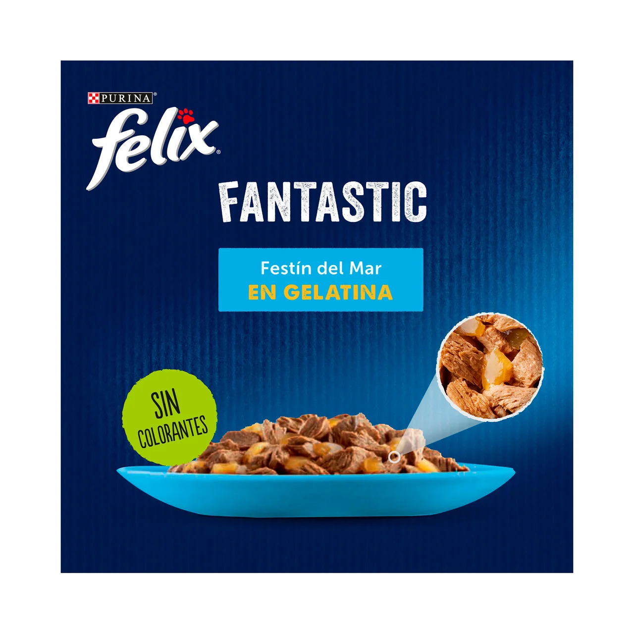 FELIX Comida para gatos a base de pescado en gelatina FELIX 4 uds. x 85 g.