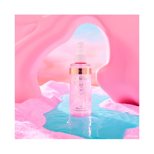 ESSENCE The little mermaid Bruma corporal brillante para cuerpo y cabello.