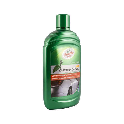 Cera para coches de 500 mililitros, con Carnauba, que da a nuestro vehículo un acabado perfecto con brillo duradero TURTLE WAX, gama Green line.
