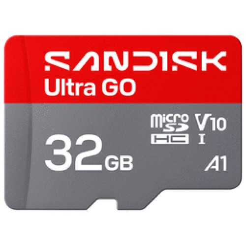 Tarjeta microSDHC 32GB SANDISK Ultra Go, Uhs-i Clase 10.