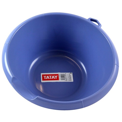TATAY Barreño redondo azul lavanda capacidad 10 litros TATAY