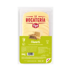 TGT La Bocatería Queso lonchas havarti 200 g.