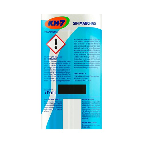 KH-7 Recambio de quitamanchas sin lejia 715 ml.
