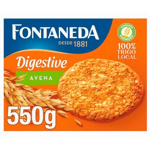 Imagen de FONTANEDA Digestive Galletas con avena 550 g.