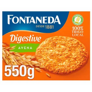 FONTANEDA Digestive Galletas con avena 550 g.