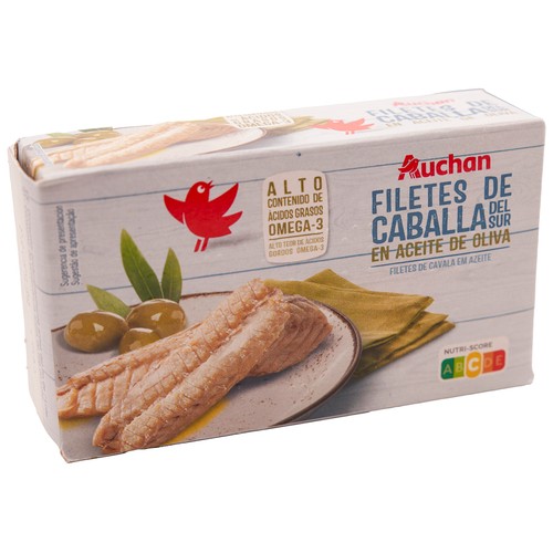 Caballa del Sur en aceite de oliva en filetes PRODUCTO ALCAMPO 85 g.