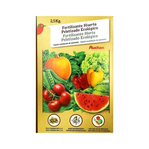 Imagen de Abono en formato pallet de 5mm de diametro y una formulación de nutrientes NPK 3-4-8, PRODUCTO ALCAMPO.