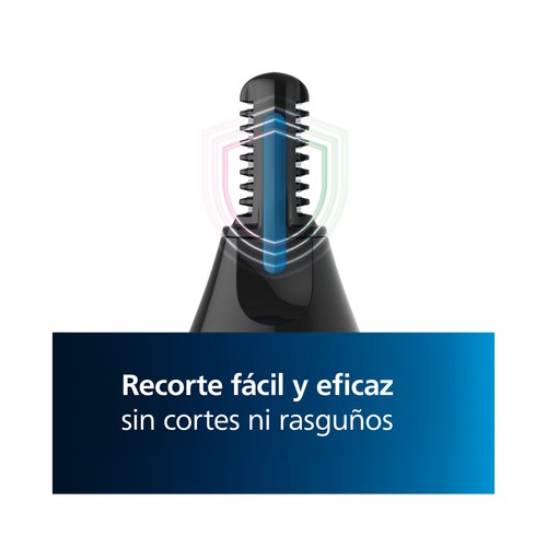 Recortador de nariz y orejas PHILIPS NT1650/16, sistema de protección, resistente al agua..