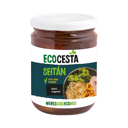ECOCESTA Seitán 100% vegetal, apto para veganos 440 g.