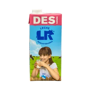 L.R. Leche de vaca desnatada 1l.