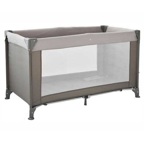 Cuna de viaje color gris,  AUCHAN BABY