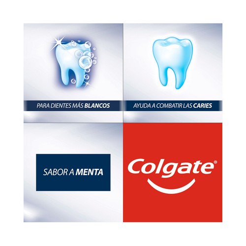 COLGATE Pasta de dientes con flúor, bicarbonato y acción blanqueadora COLGATE 75 ml.