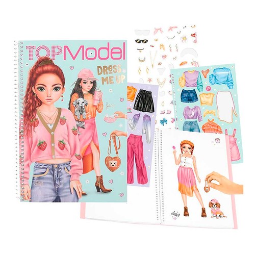 Topmodel dress me up grande, cuaderno de actividades. TOP MODEL