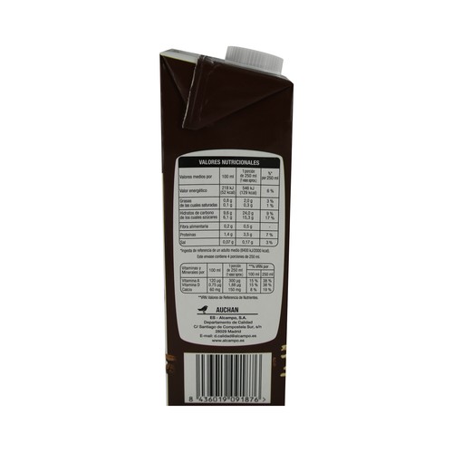AUCHAN Bebida avena café 1 l. Producto Alcampo