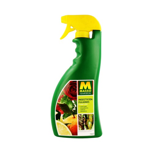 Spray de 750 mililitros de insecticida específico para pulgones y orugas MASSÓ GARDEN.