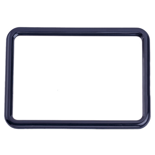 BETER Espejo rectangular de 14x19 cm, con soporte abatible y marco de plástico.