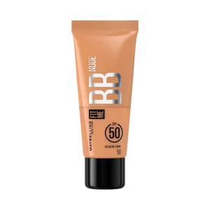 MAYBELLINE Fit me nude bb cream tono 50 Crema con color, acabado luminoso natural y FPS 50 30 ml.