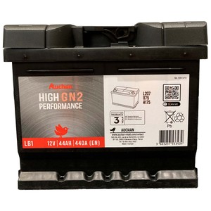 Imagen de Batería de coche 44Ah, arranque 440A, 12V, ALCAMPO.