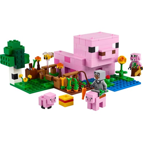 LEGO Minecraft La Casa-Cerdo Bebé 26268, 238 piezas, +7 años.