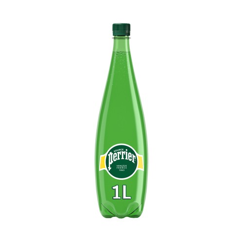 PERRIER Agua mineral con gas botella de 1 l.