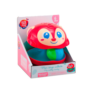 Imagen de Juguete Diverbola de mono, +6 meses, ONE TWO FUN.