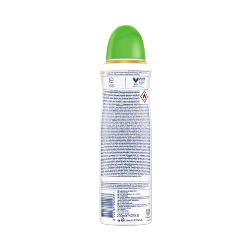 DOVE Advandec care go fresh Desodorante en spray para mujer con extracto de pepino y té verde 200 ml.