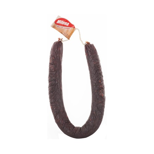 MILENA LEÓN Morcilla ibérica achorizada 350 g.
