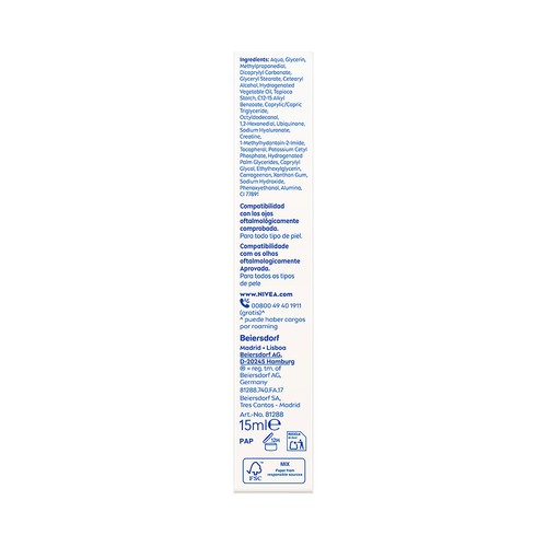 NIVEA Q10 Power Contorno de ojos antiarrugas y firmeza 15 ml