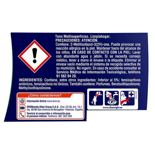 TENN Limpiahogar bioalcohol 2,5 L
