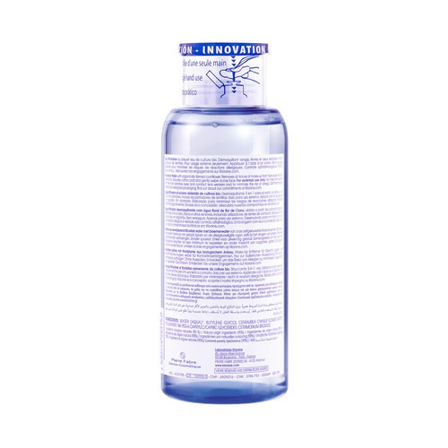 KLORANE Agua micelar desmaquillante con Aciano ecológico 400 ml.