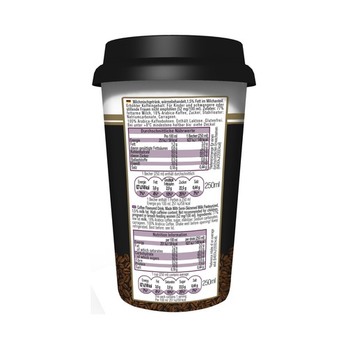 KALISE Bebida de café espresso con leche Espresso 250 ml.