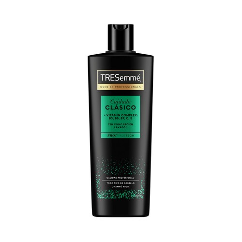 TRESEMMÉ Cuidado clásico Champú con vitamin complex (B3, B6, B7, C y E), para todo tipo de cabellos 400 ml.