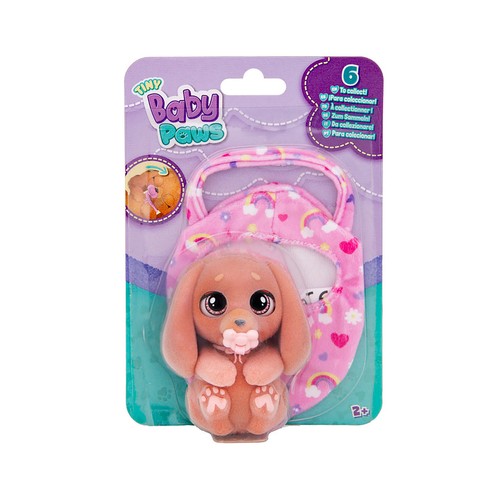 Bolso con mascota de peluche con funciones baby paws , surtido de diseños, IMC TOYS.