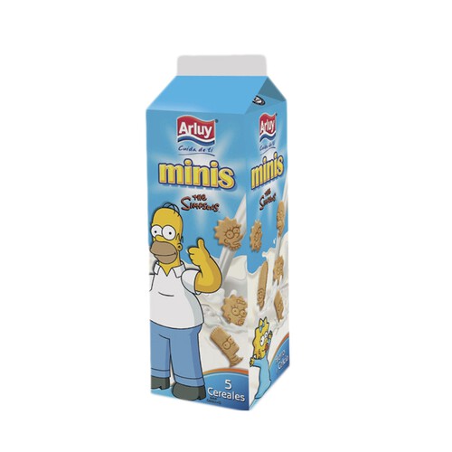 ARLUY Galletas de cereales con forma de los Simpsons 275 g.