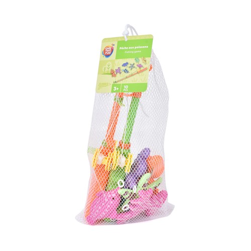 Juego de pesca 2 cañas y 8 peces. ONE TWO FUN