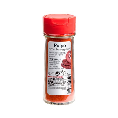 CARMENCITA Pimentón especial para pulpo 45g.