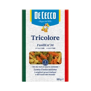 DE CECCO Fusilli tricolore 500 g.
