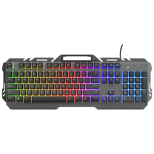 Teclado gaming TRUST GXT 853 Esca, iluminación led, teclas multimedia, conexión Usb.