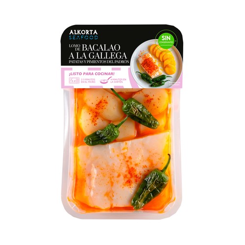 ALKORTA Lomo de bacalao a la gallega con patatas 320 g.