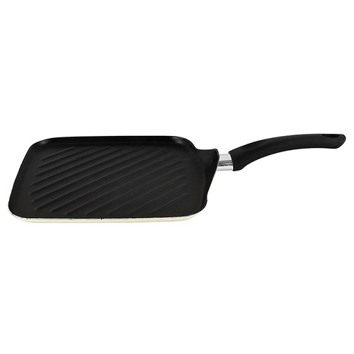 Asador acero esmaltado de 27 centímetros, apto para inducción,MAGEFESA Cream.