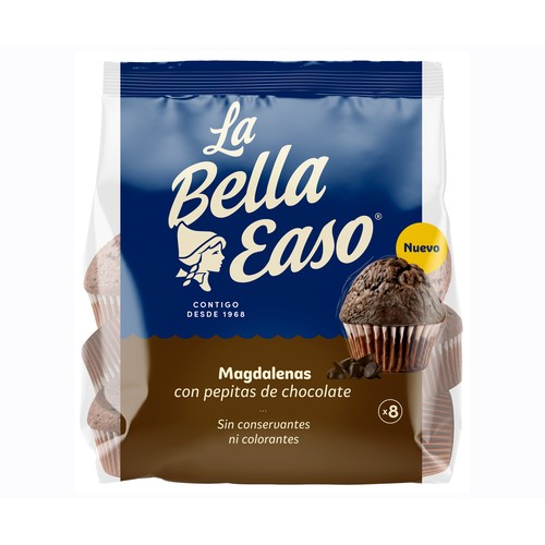 LA BELLA EASO Magdalena de chocolate 230 gr.