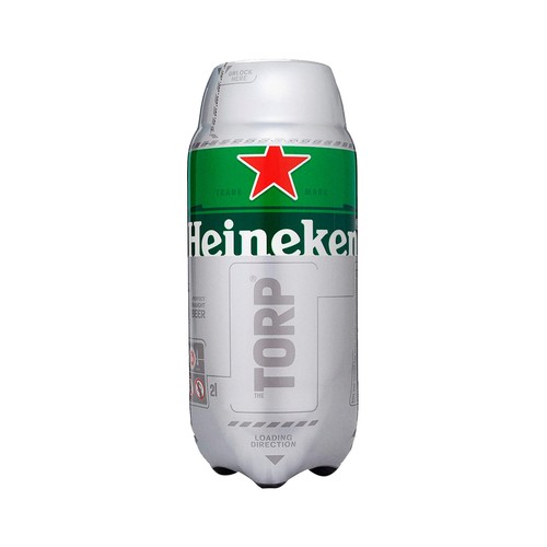 HEINEKEN Cerveza Torp Barril de 2 l.