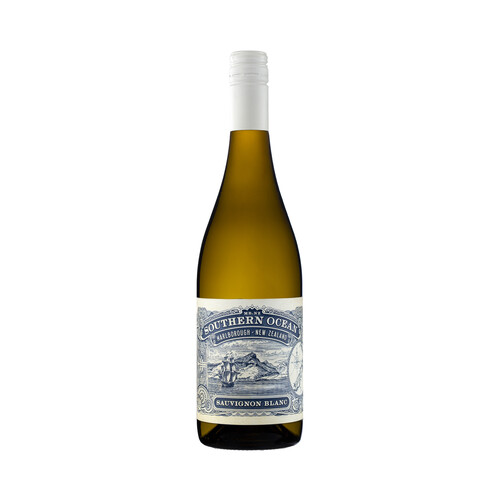 SOUTHERN OCEAN  Vino blanco Sauvignon blanc elaborado en Nueva Zelanda 75 cl.