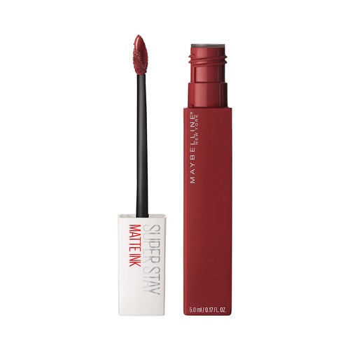 MAYBELLINE Super stay matte ink tono 050 Voyager Barra de labios con acabado mate y de larga duración.