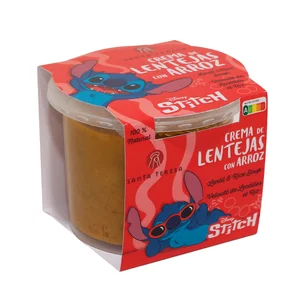 SANTA TERESA Stitch Crema de lentejas con arroz 280 g.